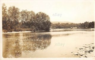 Rppc Real Photo Postcard Whitewater River Trenton Indiana Franklin County In