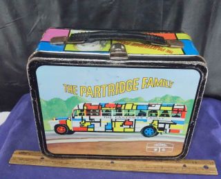 1971 Thermos The Partridge Family David Cassidy Metal Lunchbox King Seeley 3