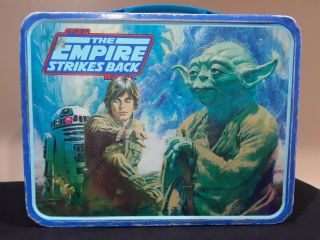 Vintage Star Wars Metal Lunchbox The Empire Strikes Back 1980 No Thermos