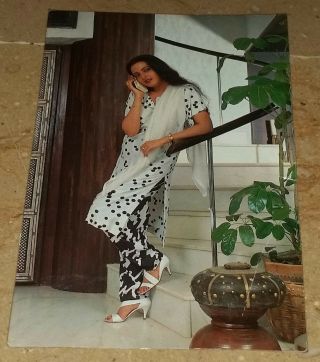 Bollywood Postcard,  Film Star Actress Rekha (mirror Pc - 148)