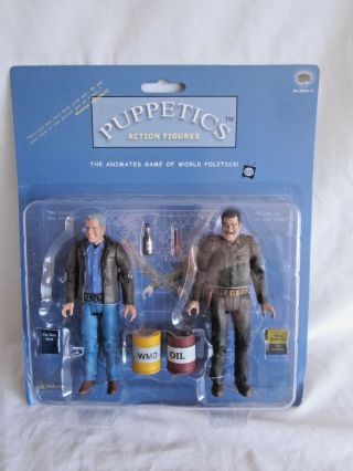 Bush And Hussein Puppetics Action Figures And (bh)