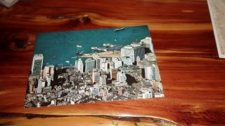 Hong Kong,  China Postcard - Aerial View Of Central District & Star Ferry Pier