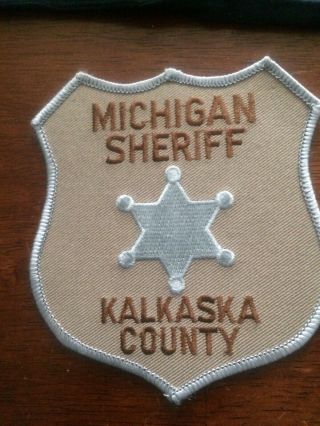 Michigan Police - Kalkaska Sheriff - Mi Police Patch L