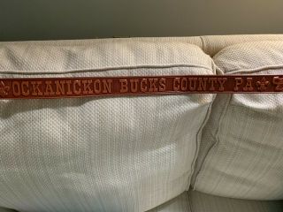 CAMP OCKANICKON Vintage BOY SCOUT TOOLED LEATHER BELT AND BUCKLE,  SIZE 40, 4