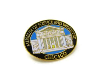 Chicago Museum Of Science & Industry Pin Vintage Collectible