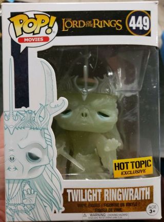 Funko Pop Lord Of The Rings 449 Twilight Ringwraith Hot Topic Exclusive