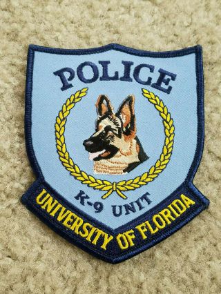 University Of Florida Police K - 9 Patch