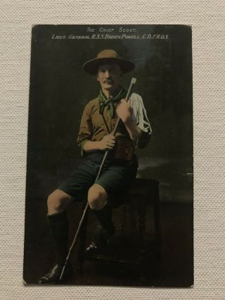 Boy Scout Post Card Baden Powell