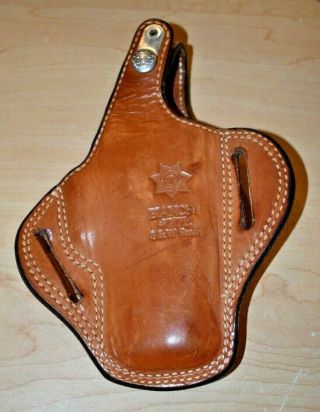 Bianchi 7/7l Leather Hip Gun Holster Pre - Owned