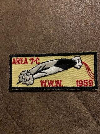 Boy Scouts Oa Conclave Area 7c 1959 Section Bsa Patch Badge