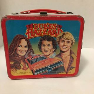 Aladdin Dukes Of Hazzard Vintage 1980 Lunchbox Television Tv Show Warner Bros