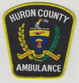 Huron County Ambulance Patch,  Ontario