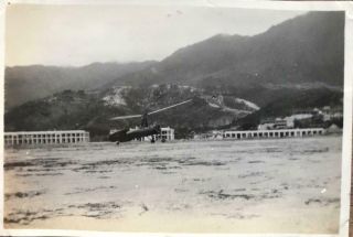 1930s Photograph Auto Gyro At Kai Tak Raf Base Hong Hong