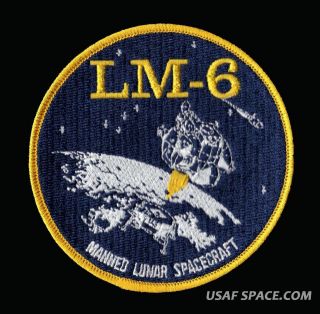 Grumman Lm - 6 - Apollo 12 - Lunar Module - Intrepid - 4 " Ab Emblem Space Patch