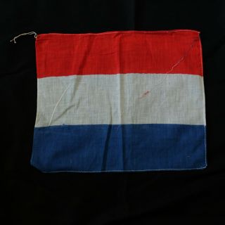1930s Antique Small Netherlands Banner Flag