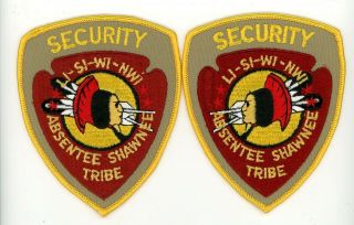 Absentee Shawnee Tribal Casino Security (set) Oklahoma