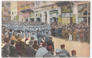 Greece; Salonica,  Liberty Square Concert Ppc By Autocromo,  Unposted,  C Ww1