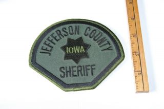 Iowa: Jefferson County Sheriff Tactical Patch