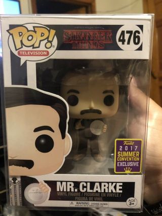 Funko Pop Stranger Things Mr Clarke 476 2017 Summer Convention Exclusive