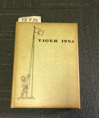 Yb439 1952 Edwardsville High School Illinois Il Tiger Yearbook