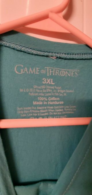 Funko Pop Tees Kahl & Daenerys Shirt Game of Thrones HBO Large 3x 2x rare 3