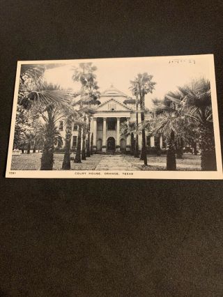 Vintage Postcard 1929 Court House Orange Texas Photo