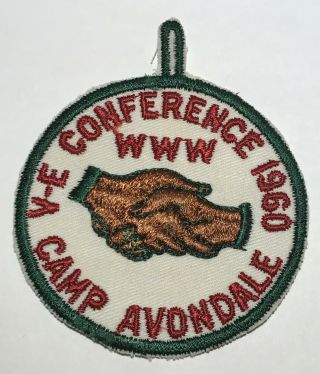 1960 Oa Conclave Patch Region 5e Ve Camp Avondale Mc3