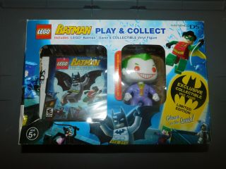Lego Batman Play & Collect Nintendo Ds Game And Exclusive Funko Pop Batman