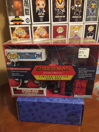 Funko Pop Marvel Walmart Exclusive Spider - Man Homecoming 259 Gift Box