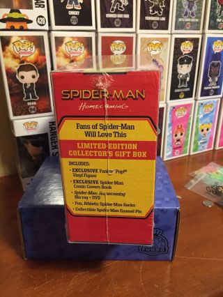 Funko Pop Marvel Walmart Exclusive Spider - Man Homecoming 259 Gift Box 3