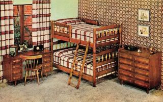 Hand Burnished Pine Furniture Ira Chandler & Son Santa Ana Ca Bunk Bed