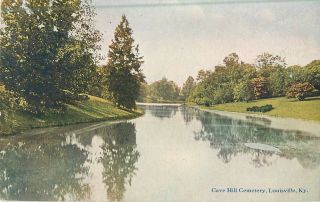 C1910 Cave Hill Cemetery,  Louisville,  Kentucky Postcard