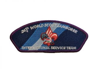 Boy Scout Csp Ist Staff 2019 World Jamboree Shoulder Patch,  Wsj2019