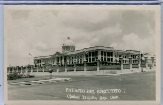 Dominican Republic Rd Santo Domingo - Government Office Old Real Photo Postcard