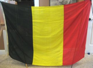 Gorgeous Large Maritime Flag Of Belgium 48 " By 72 " Heavy Cotton