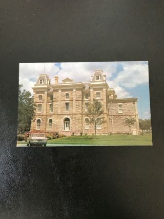 Vintage Rppc County Court House Goliad Texas Real Photo Postcard