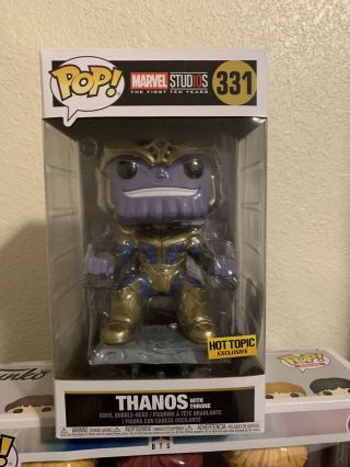 Thanos With Throne Funko Pop Hot Topic Exclusive