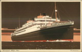 Cunard White Star Ship Britannic Southampton Paquebot Cover - Good Message