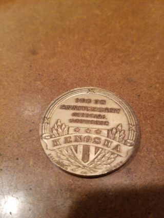 100th Anniversary Official Souvenir Kenosha Medal