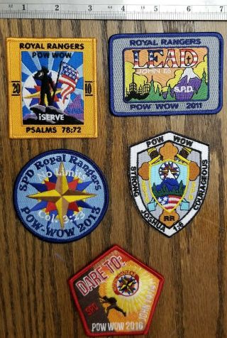 Southern Pacific Dist.  Royal Rangers Powwow Patches 2010 - 16 -