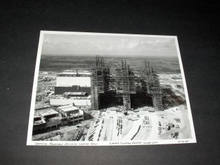 Vintage 10 - 13 - 64 Nasa Aerial View Of Vab Looking West - Lcc Lower Left B&w Photo