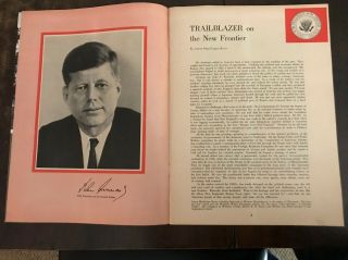 Official Inaugural Program January 20,  1961 John F Kennedy Jfk President -