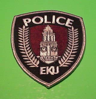 Eku Eastern Kentucky University Kentucky Police Patch