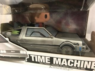 Rare Funko Pop Rides 2 Back To The Future DeLorean Time Machine 3