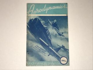 Bsa Air Scout Aerodynamics Merit Badge Book,  1942 Edition - 1943 Printing,
