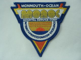 726 Jersey Monmouth Ocean Monoc Hospital Service Corp Patch Ems 911