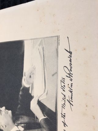 Franklin D.  Roosevelt Hand Signed signature Pupils & Teachers Lithograph picture 2