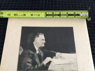 Franklin D.  Roosevelt Hand Signed signature Pupils & Teachers Lithograph picture 3