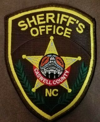 Caswell County Nc Police / Sheriff Patch North Carolina