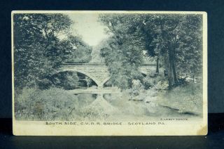 Scotland,  Pa - C.  V.  Railroad Bridge - Cumberland Valley Railroad